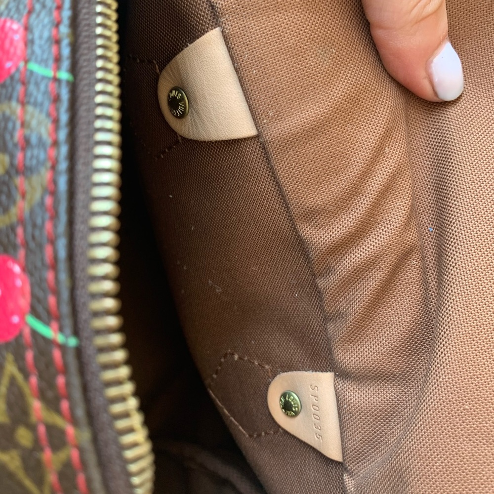 LOUIS VUITTON 🍒 Speedy 25 Monogram Cerises Cherry 🍒 - Picture 9 of 17